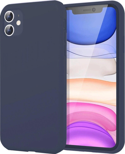 Iphone 11 Kılıf First Silikon - Lacivert-(5796)
