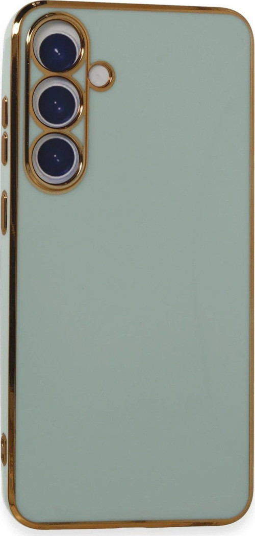 Galaxy S24 Kılıf Volet Silikon - Açık Yeşil-(5796)
