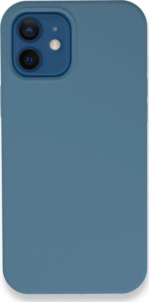 Iphone 12 Kılıf Lansman Legant Silikon - Açık Mavi-(5796)