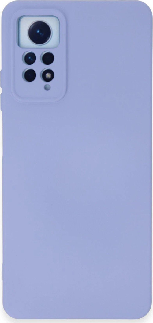 Redmi Note 12 4G Kılıf Nano Içi Kadife Silikon - Lila-(5796)