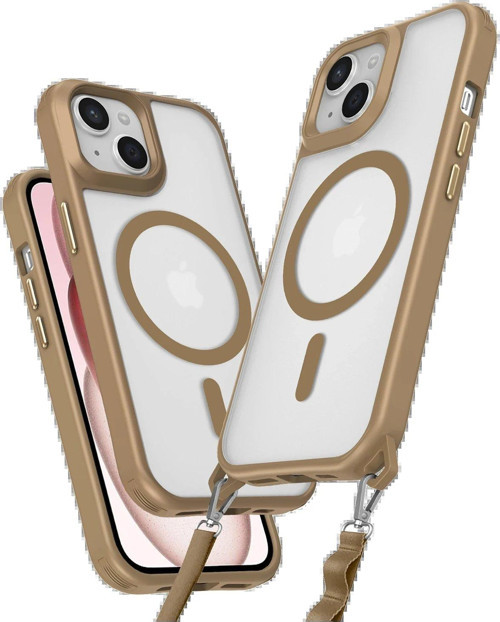 Iphone 15 Kılıf Enka Magsafe Silikon Kılıf - Desert-(5796)