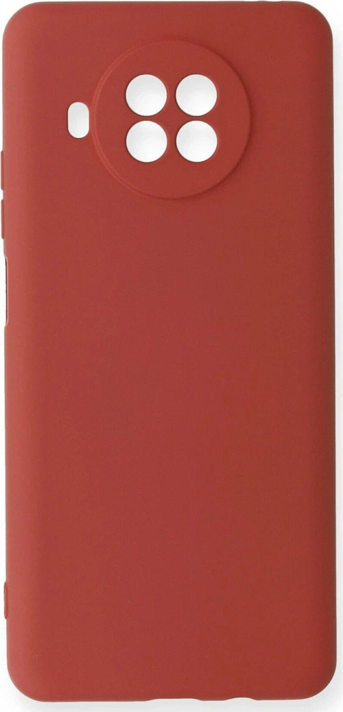 Mi 10T Lite Kılıf Nano Içi Kadife Silikon - Kiremit-(5796)