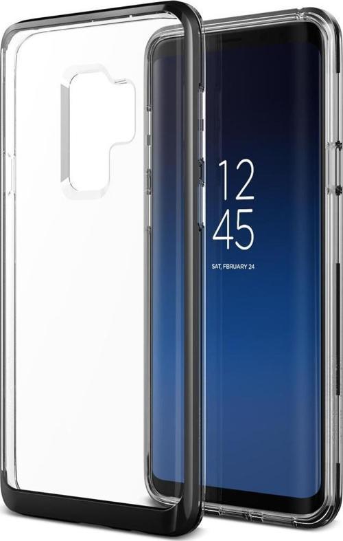 VRS Design Galaxy S9 Plus ile Uyumlu Crystal Bumper Kılıf Metallic Black
