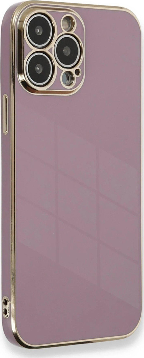 Iphone 13 Kılıf Volet Silikon - Mor-(5796)