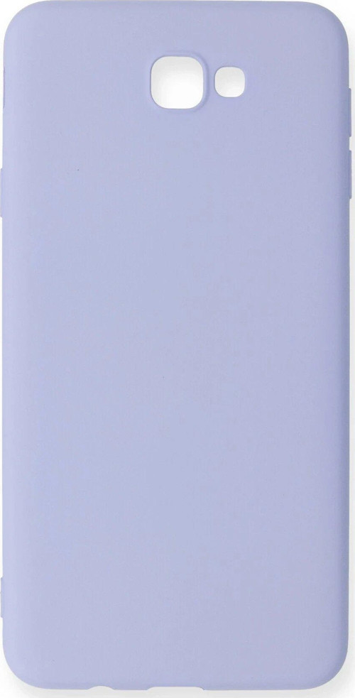 Galaxy J7 Prime Kılıf Nano Içi Kadife Silikon - Lila-(5796)
