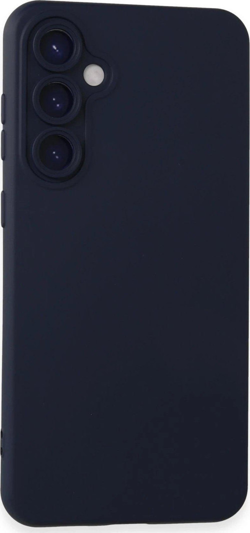 Galaxy S23 Fe Kılıf Nano Içi Kadife Silikon - Lacivert-(5796)