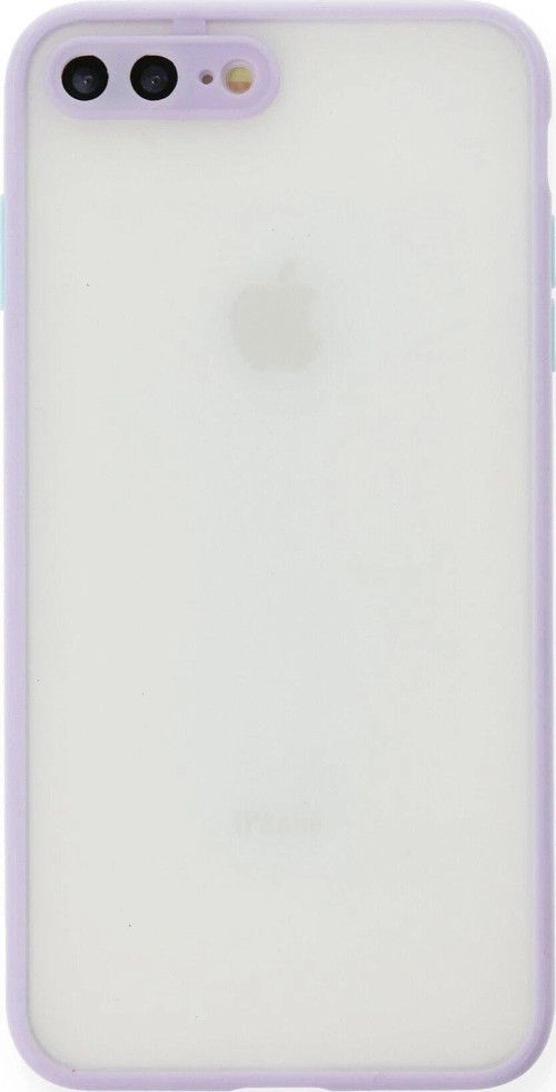 Iphone 7 Kılıf Montreal Silikon Kapak - Mor-(5796)