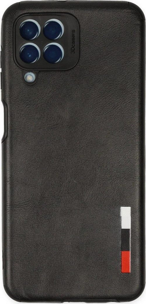 Galaxy M33 Kılıf Loop Deri Silikon - Siyah-(5796)