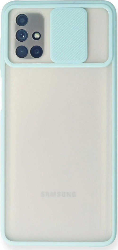 Galaxy M51 Kılıf Palm Buzlu Kamera Sürgülü Silikon Uaz-(5796)