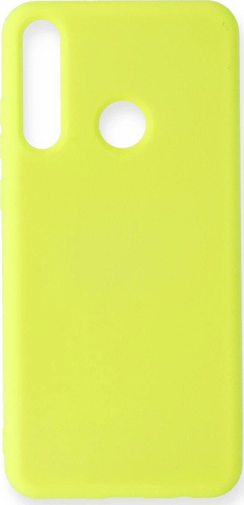 Y6P Kılıf Nano Içi Kadife Silikon - Sarı-(5796)