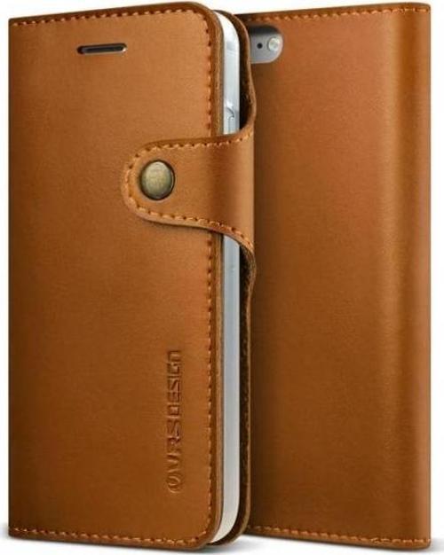 VRS Design iPhone 8 / 7 ile Uyumlu Native Diary Kılıf Brown
