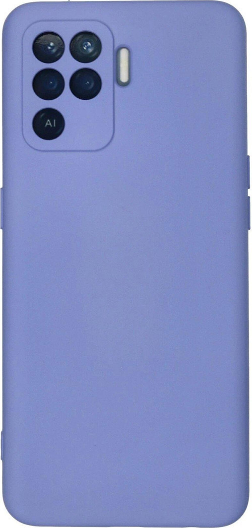 Reno 5 Lite Kılıf Nano Içi Kadife Silikon - Lila-(5796)
