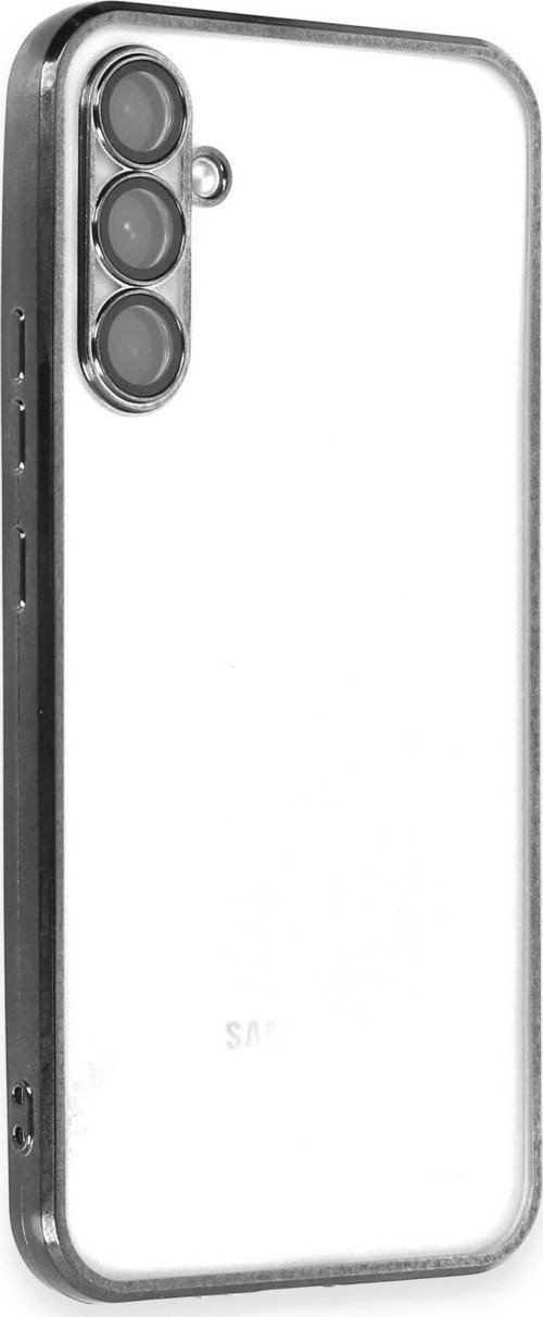 Galaxy A54 5G Kılıf Lensli Silikon - Siyah-(5796)