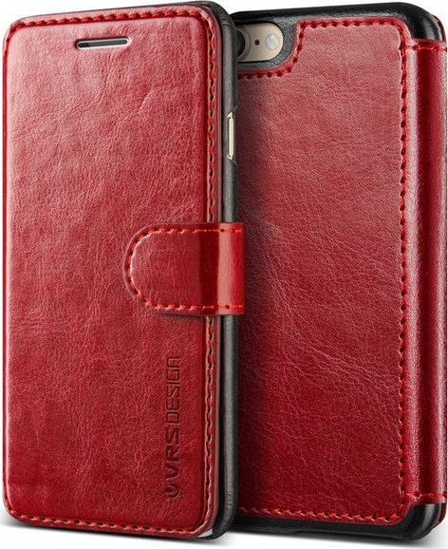 VRS Design iPhone 8/7 ile Uyumlu Layered Dandy Kılıf Wine Black