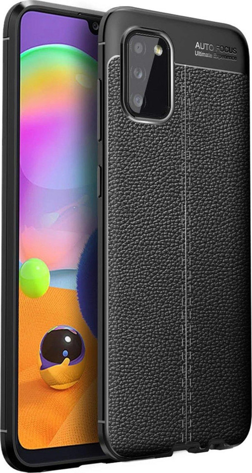 Galaxy A02S Kılıf Auto Focus Kapak - Siyah-(5796)