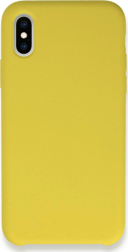 Iphone Xs Kılıf Lansman Legant Silikon - Sarı-(5796)