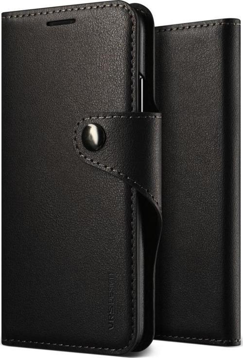 VRS Design İPhone X ile Uyumlu Daily Diary Kılıf Black