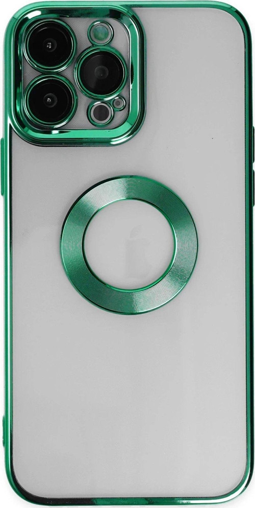 Iphone 14 Kılıf Slot Silikon - Köknar Yeşili-(5796)