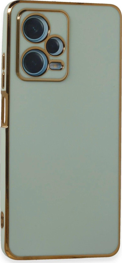 Redmi Note 12 Kılıf Volet Silikon - Açık Yeşil-(5796)