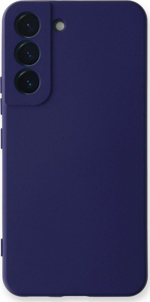 Galaxy S23 Kılıf Nano Içi Kadife Silikon - Mor-(5796)