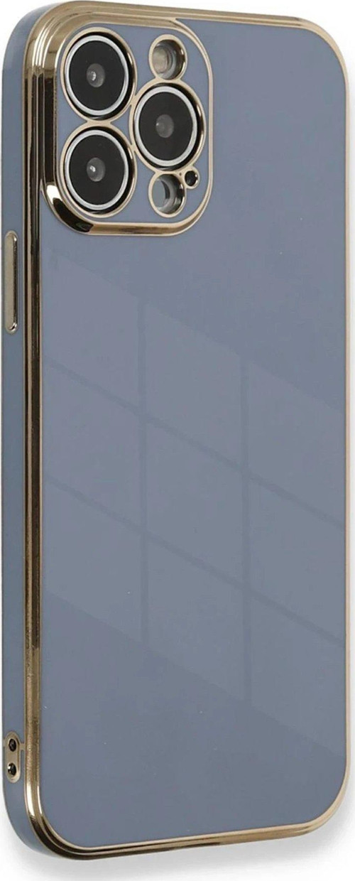 Iphone 15 Kılıf Volet Silikon - Mavi-(5796)