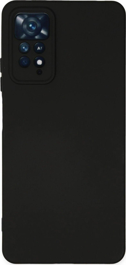 Redmi Note 11 Kılıf Nano Içi Kadife Silikon - Siyah-(5796)
