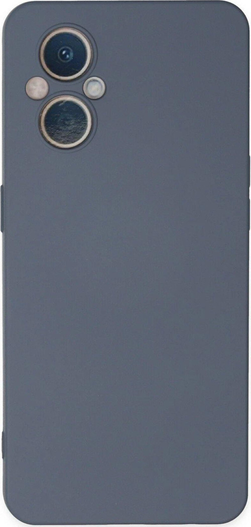 Reno 7 Lite Kılıf Nano Içi Kadife Silikon - Gri-(5796)