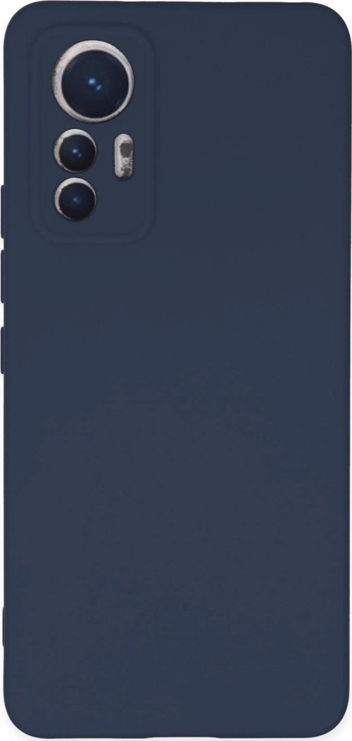 Mi 12 Lite Kılıf Nano Içi Kadife Silikon - Lacivert-(5796)
