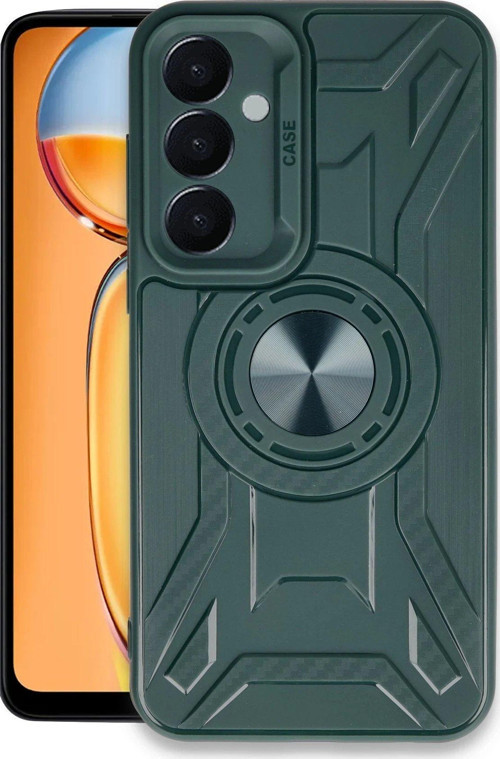 Galaxy A25 5G Kılıf Lincoln Silikon - Koyu Yeşil-(5796)