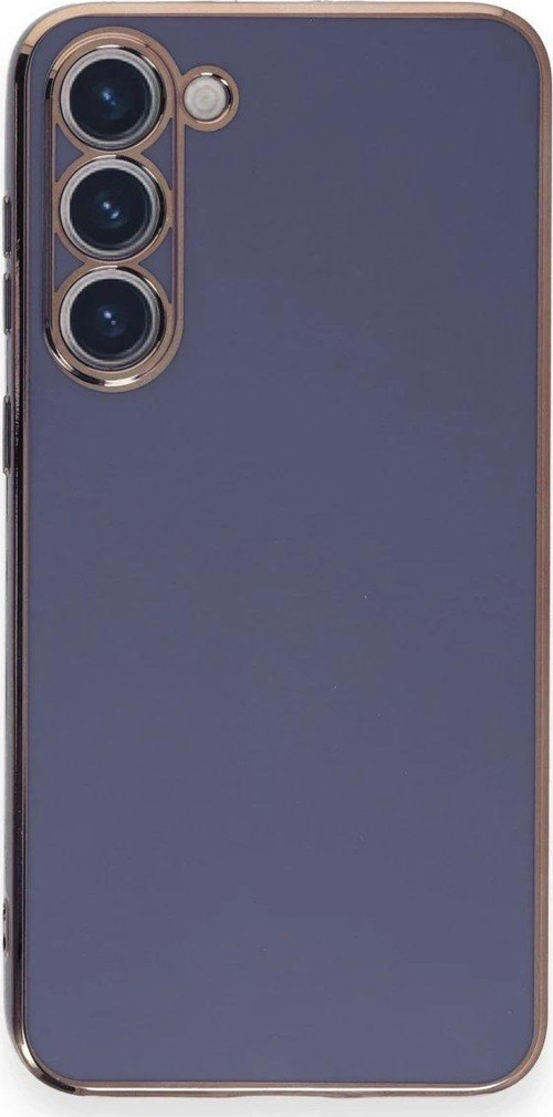 Galaxy S23 Kılıf Volet Silikon - Mavi-(5796)