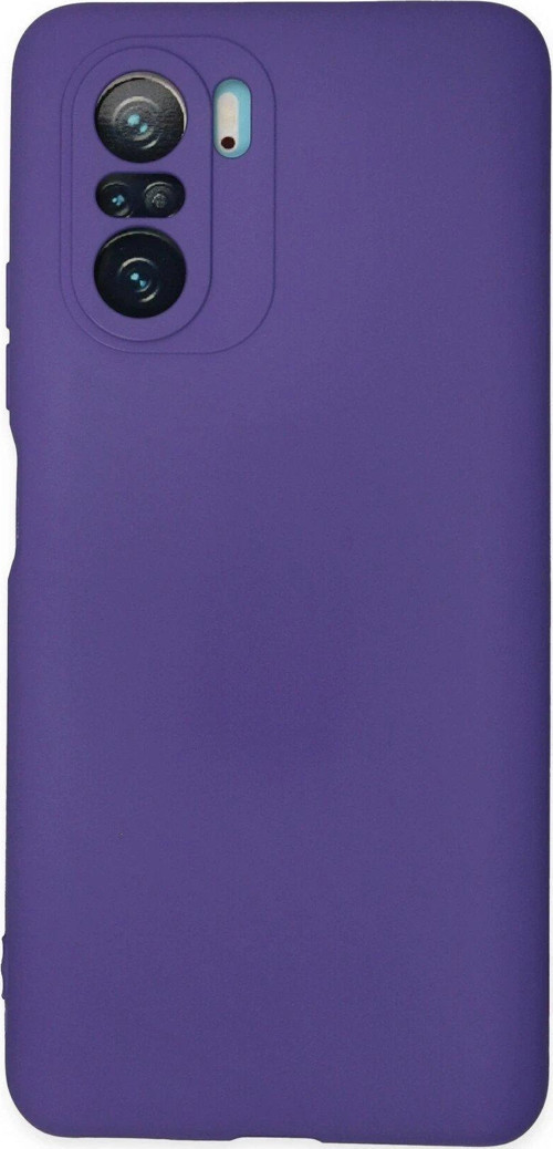 Poco F3 Kılıf Nano Içi Kadife Silikon - Mor-(5796)