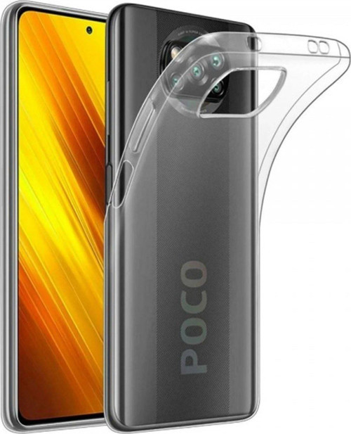 Pocophone X3 Kılıf Lüx Şeffaf Silikon-(5796)