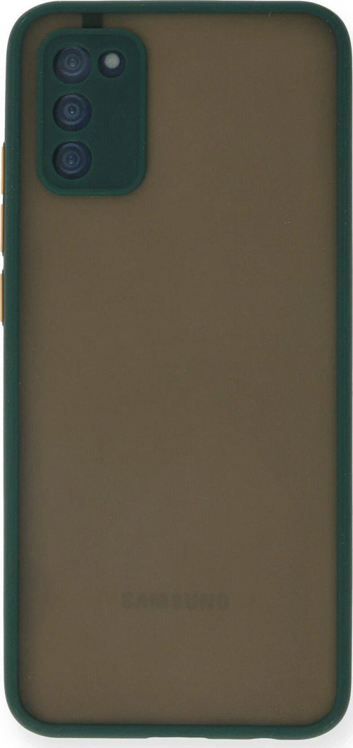 Galaxy A03S Kılıf Montreal Silikon Kapak - Yeşil-(5796)