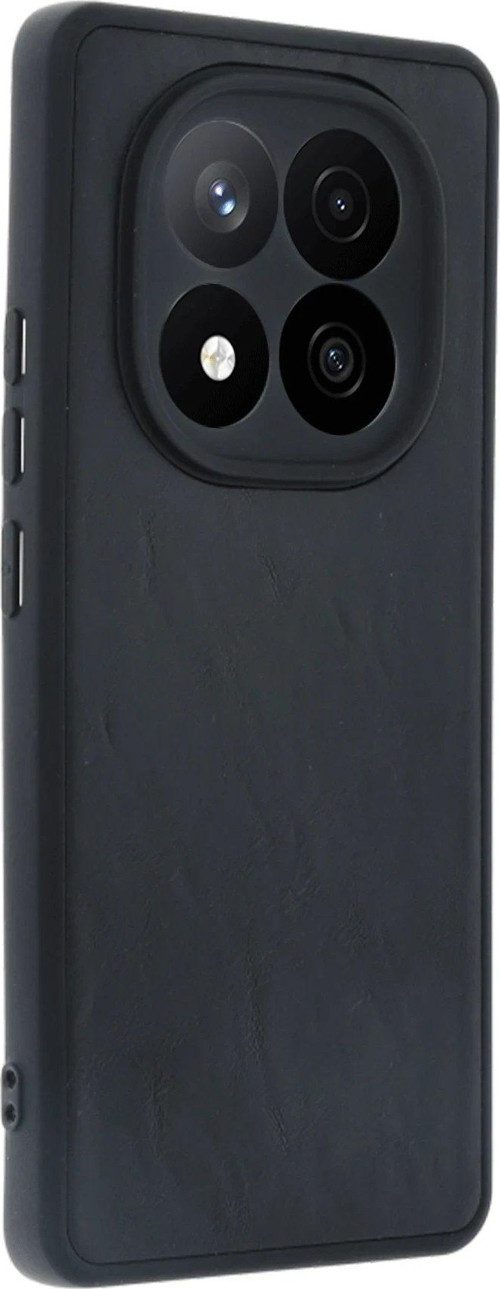 Redmi Note 14 4G Kılıf Aras Deri Kapak - Siyah-(5796)
