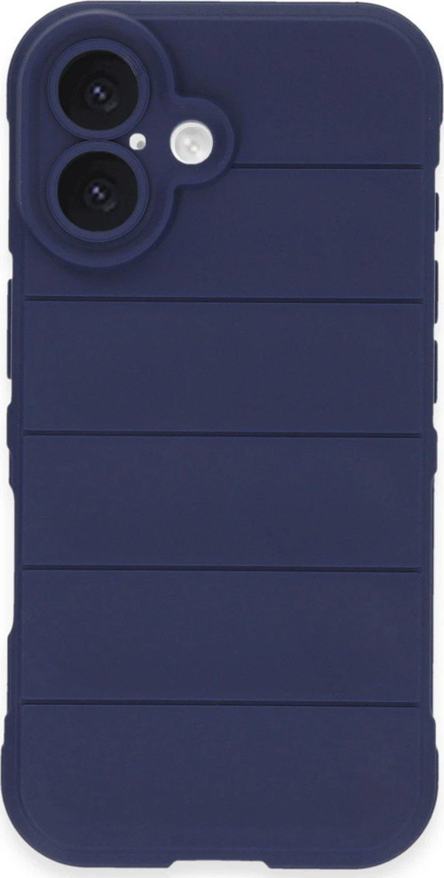 Iphone 16 Kılıf Optimum Silikon - Lacivert-(5796)