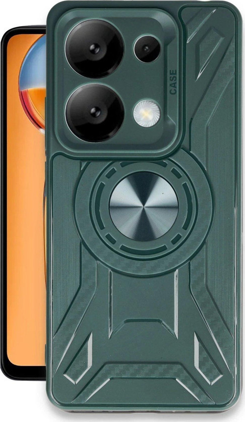 Redmi Note 13 5G Kılıf Lincoln Silikon - Koyu Yeşil-(5796)