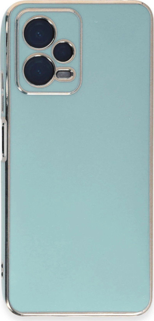 Redmi Note 12 5G Kılıf Volet Silikon - Açık Yeşil-(5796)