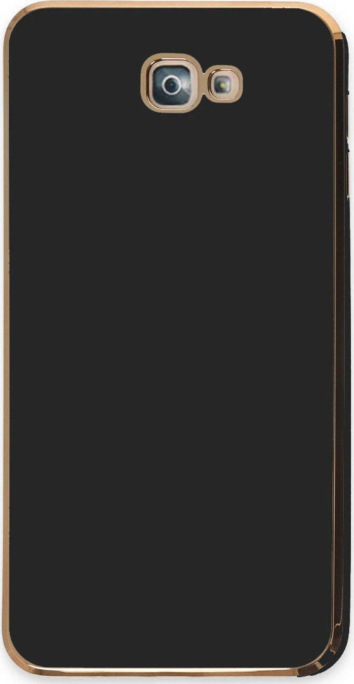 Galaxy J7 Prime Kılıf Volet Silikon - Siyah-(5796)