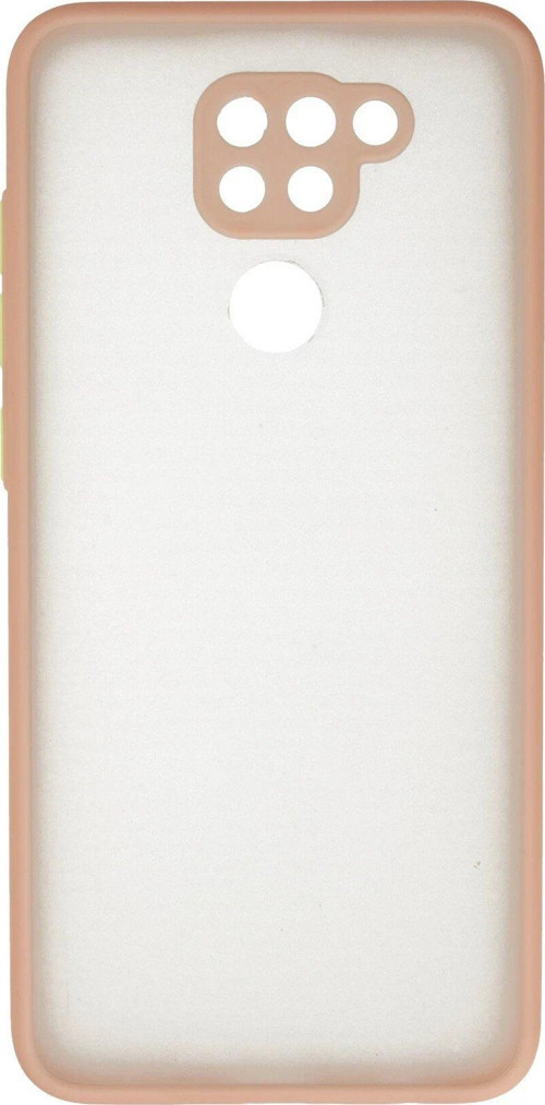 Redmi Note 9 Kılıf Montreal Silikon Kapak - Pembe-(5796)