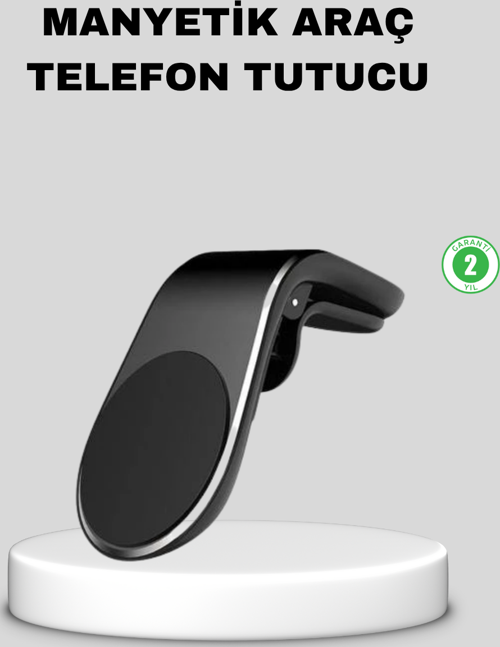 Manyetik Araç Telefon Tutucu 360° Dönebilen Ve Sarsıntısız Güçlü Mıknatıslı