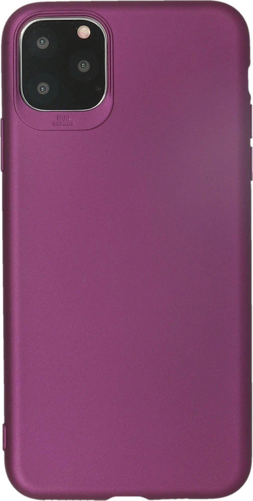 Iphone 11 Kılıf First Silikon - Mürdüm-(5796)
