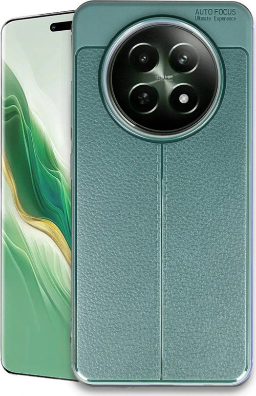 12 5G Kılıf Auto Focus Kapak - Koyu Yeşil-(5796)
