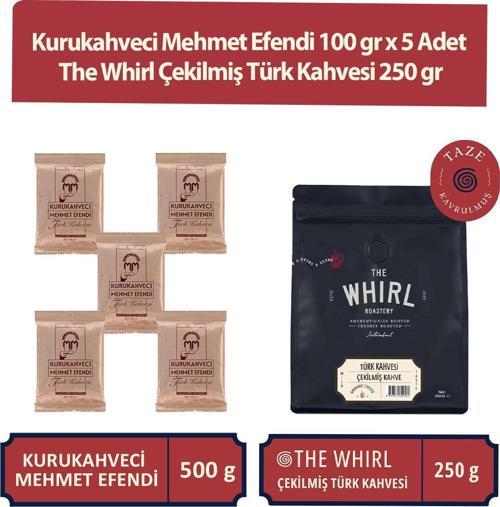 100 gr x 5 Adet ve The Whirl Çekilmiş Türk Kahvesi 250 gr Türk Kahvesi