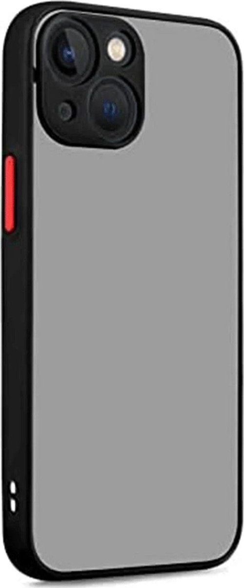 Iphone 13 Kılıf Montreal Silikon Kapak - Siyah-(5796)