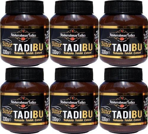 Tadıbu BİTTER Kakaolu Fındık Ezmesi 330 GR x 6 Adet