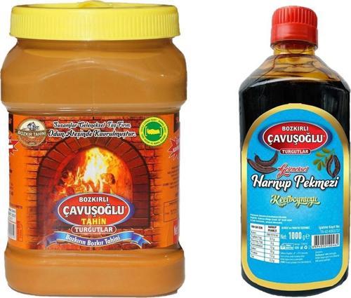 Tahin Kepekli 930 gr + Keçiboynuzu Pekmezi 1000 gr