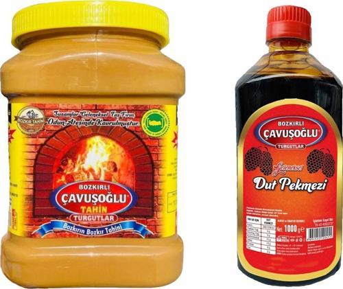Tahin Kepeksiz 930 gr + Dut Pekmezi 1000 gr
