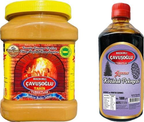Tahin Kepeksiz 930 gr + Kozalak Pekmezi 1000 gr