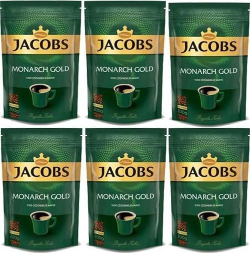 Monarch Gold Kahve 1200 gr Eko Paket(200 gr x 6 Adet)