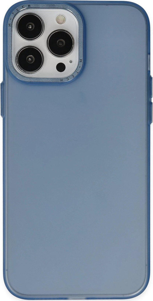 Iphone 14 Kılıf Modos Metal Kapak - Lacivert-(5796)